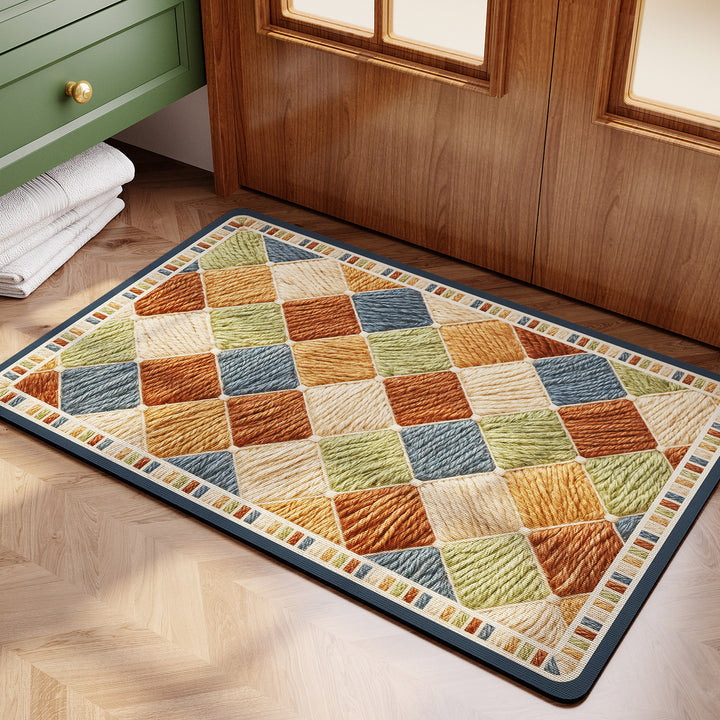 Textured Reversible Bath Rug