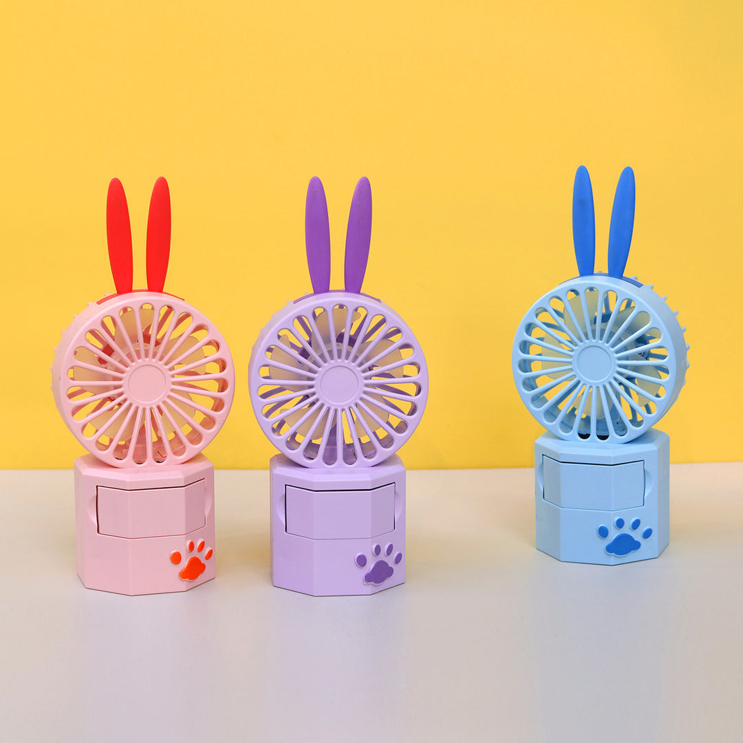 Unisex Portable Mini Fan with Animal Ears and USB Connection Stornfield