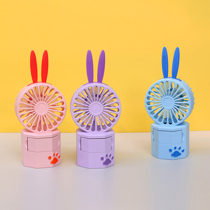 Unisex Portable Mini Fan with Animal Ears and USB Connection Stornfield