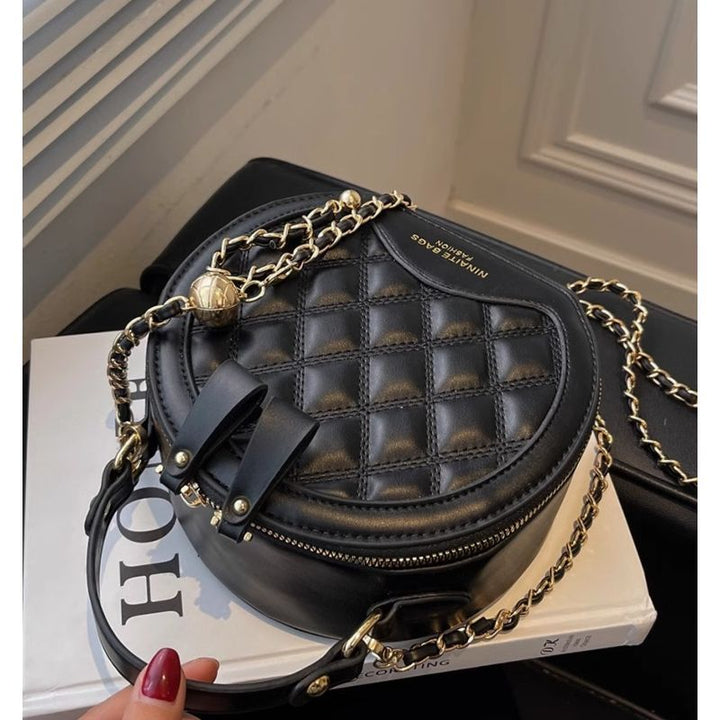 Quilted Round Crossbody Bag Stornfield