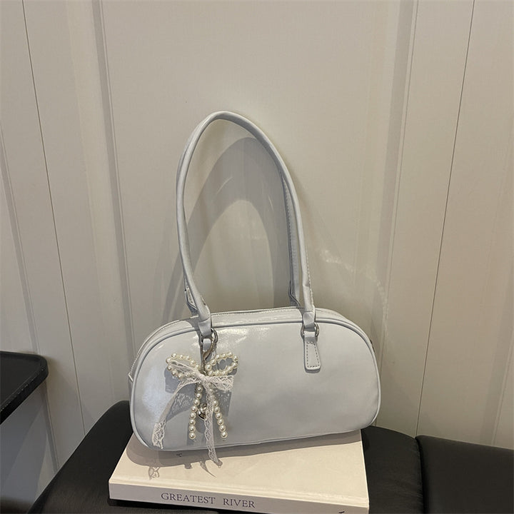 Patent Leather Handheld Satchel