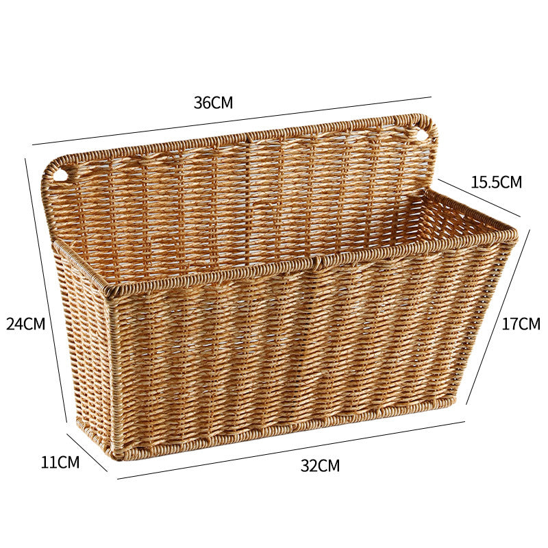 Unisex storage basket with rounded edges and practical handles Stornfield