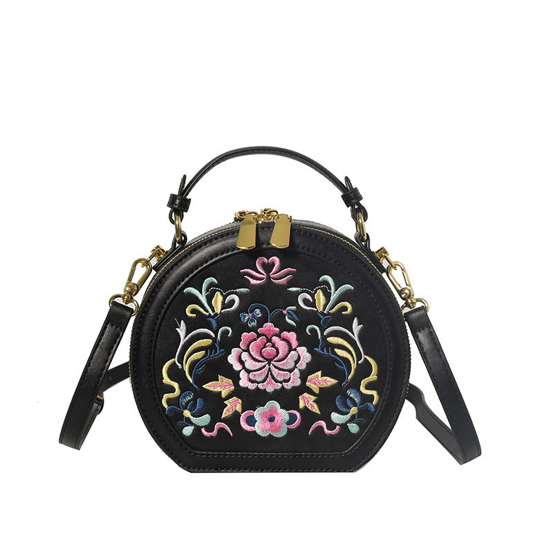 Vintage Floral Embroidered Handbag Stornfield