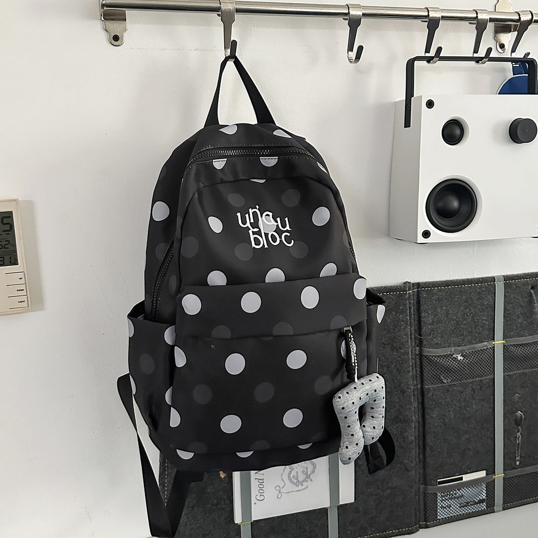 Polka Dot Patterned Casual Backpack Stornfield