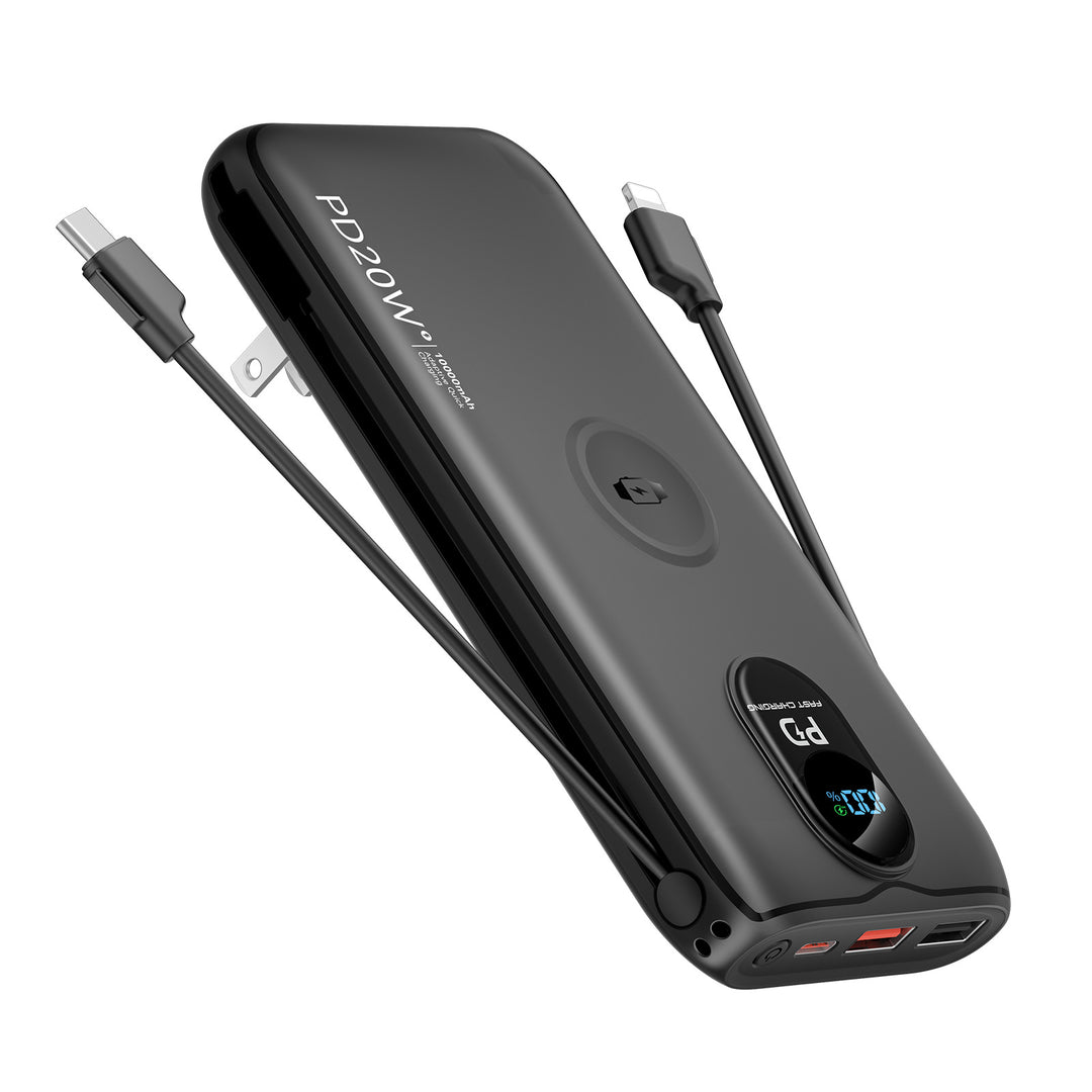 Power bank with wireless charging function and high-performance fast charging Stornfield