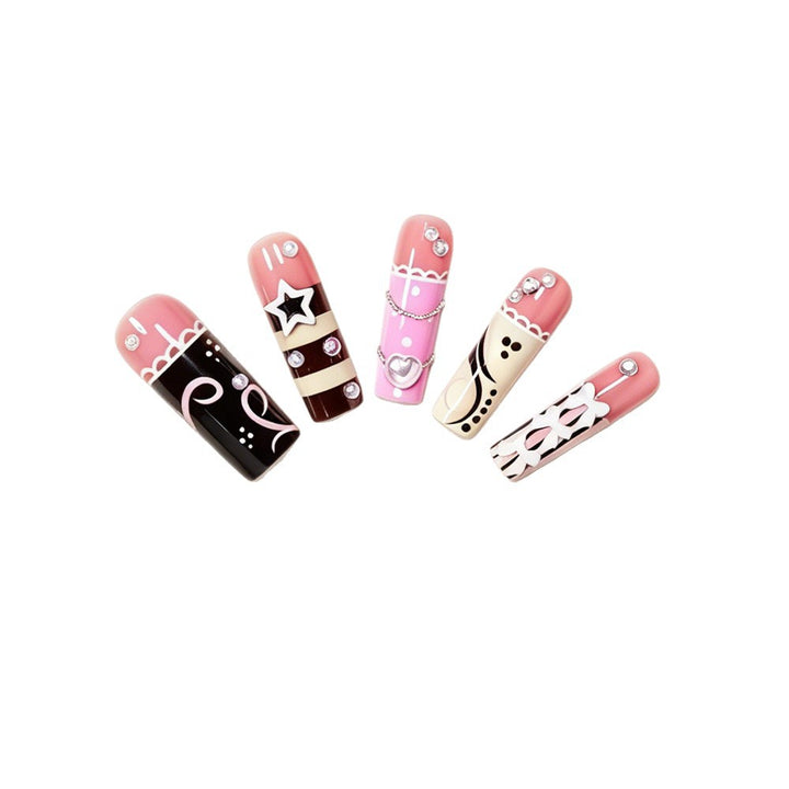 Elegant Artistic Nail Wraps Stornfield