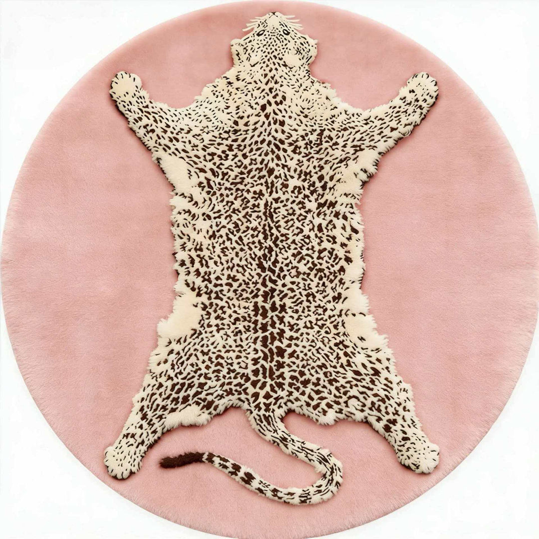 Artistic Leopard Print Area Rug