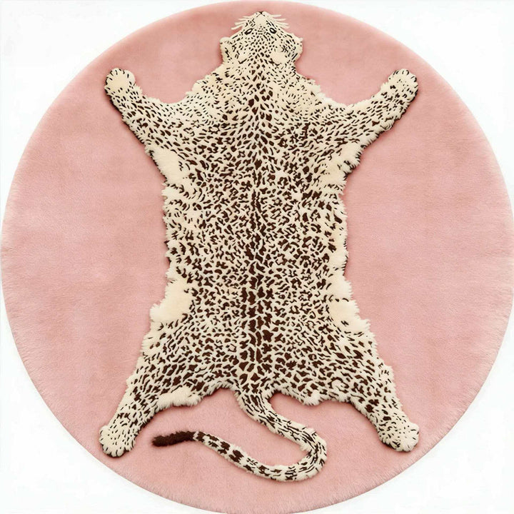 Artistic Leopard Print Area Rug