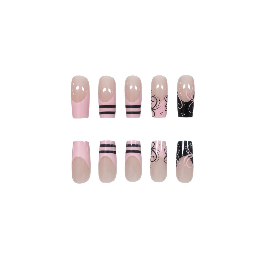Artistic Glossy Nail Art Enhancements Stornfield