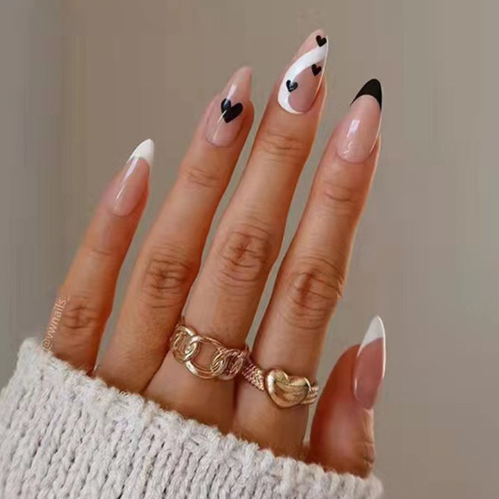 Creative Nail Art with Heart Design Stornfield