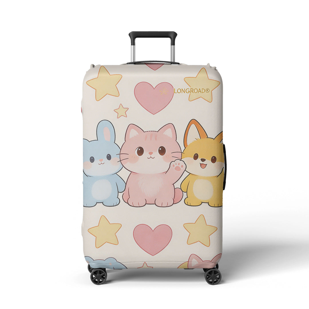 Women's suitcase cover with playful space design Stornfield