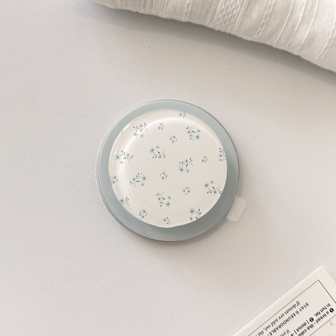 Decorative ceramic coaster with floral design Stornfield