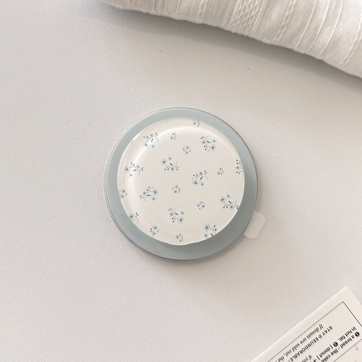 Decorative ceramic coaster with floral design Stornfield