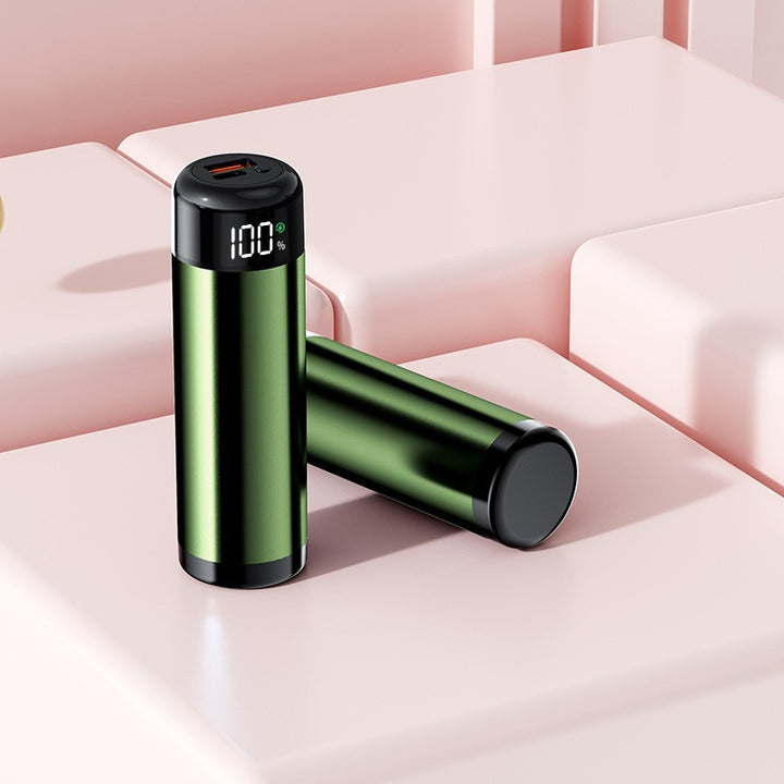 Power bank with digital charging display and integrated flashlight Stornfield