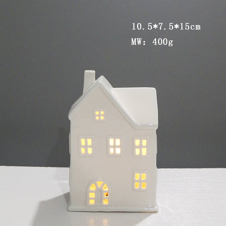Ceramic House-Shaped Night Light Stornfeild