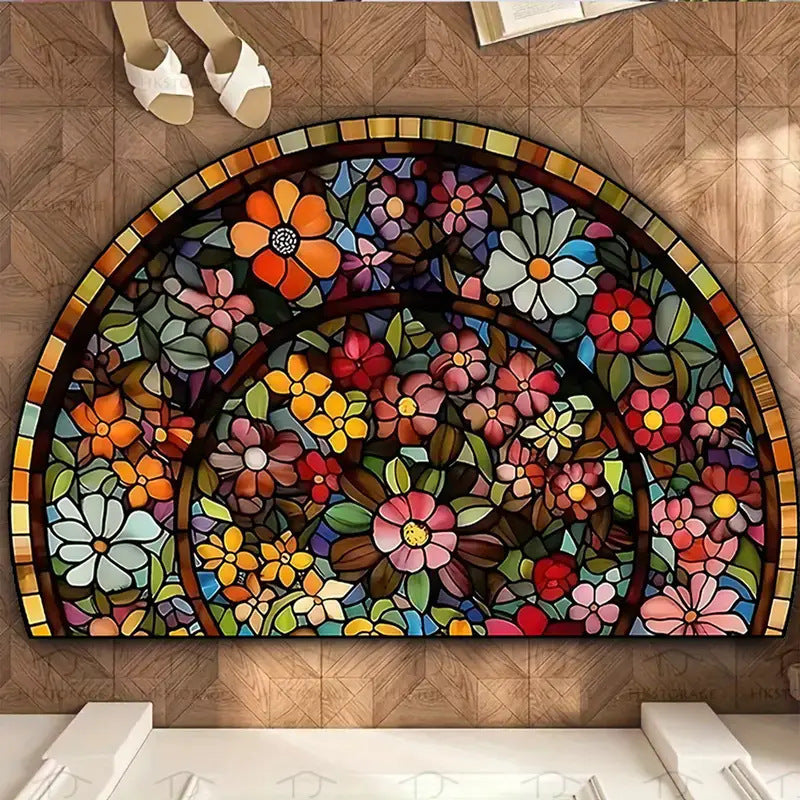 Decorative Round Door Mat