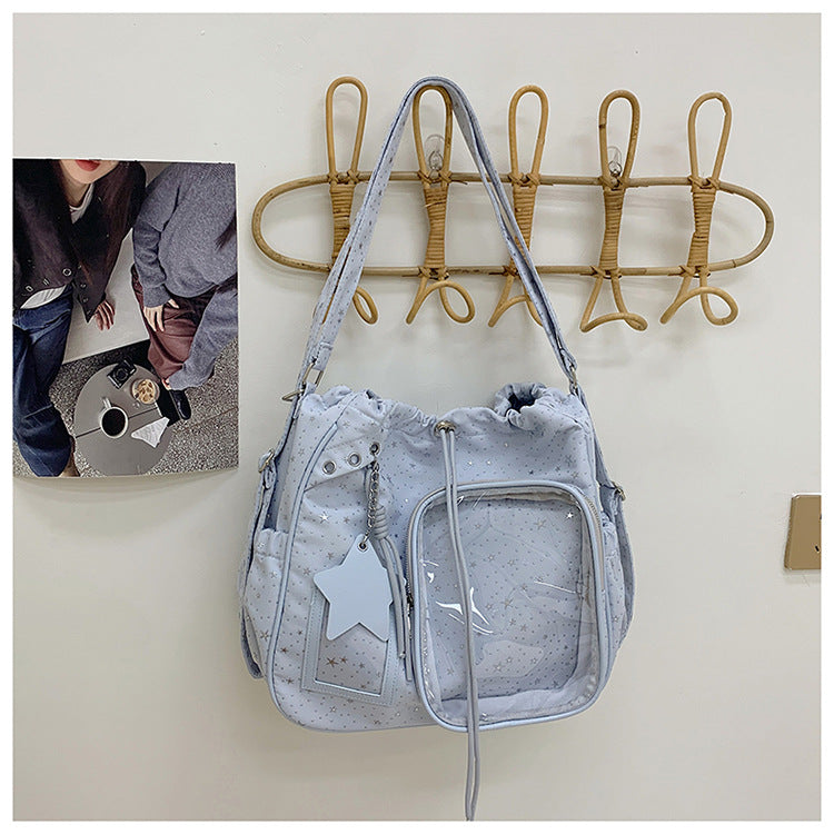 Stylish Multi-Pocket Drawstring Tote Bag Stornfield