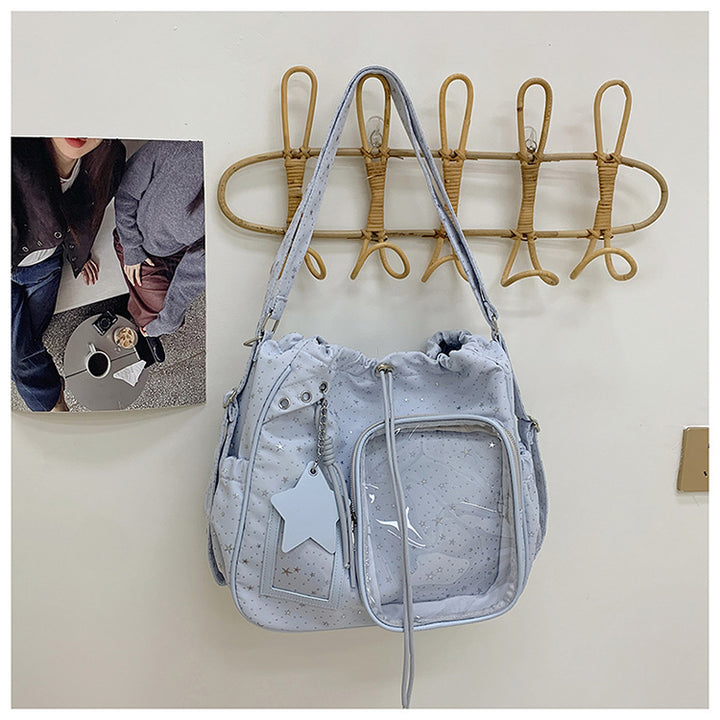 Stylish Multi-Pocket Drawstring Tote Bag Stornfield