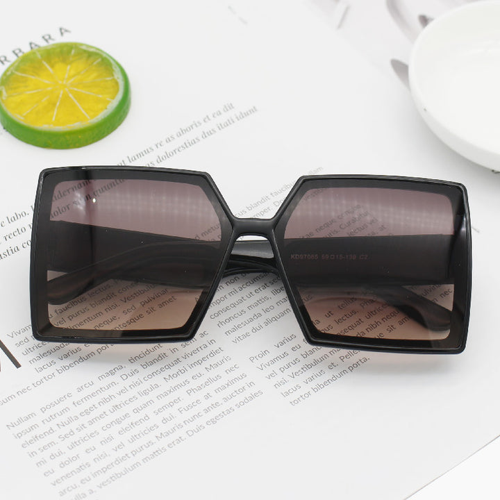 Women's Fashion Oversized Sunglasses with Angular Design Stornfield