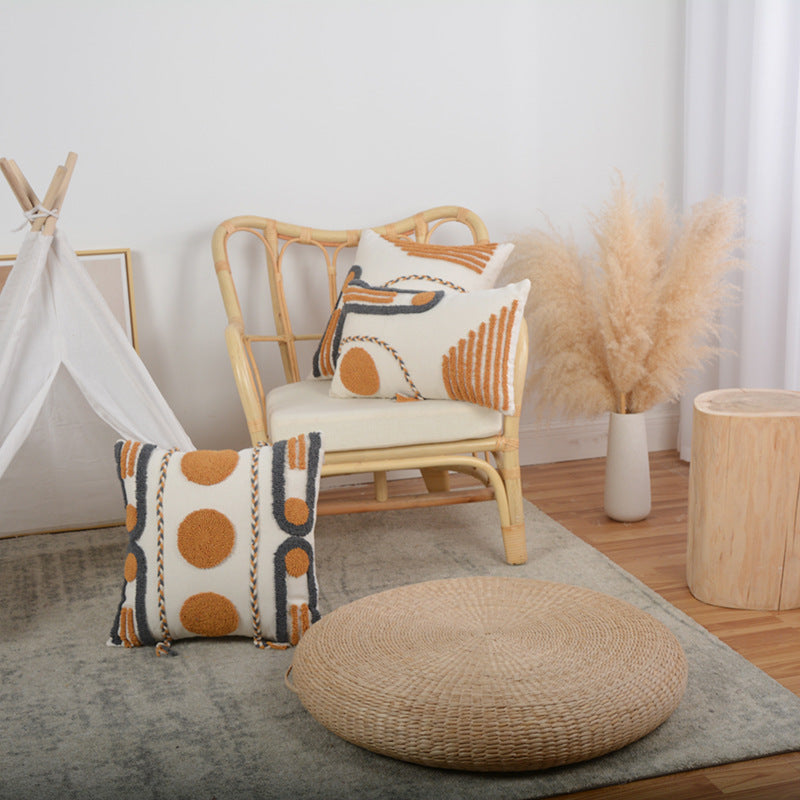 Geometric Pattern Decorative Cushion
