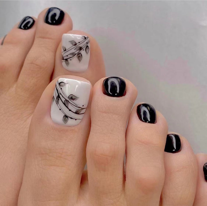 Artistic Toenail Design with Divine Butterfly Design Stornfield