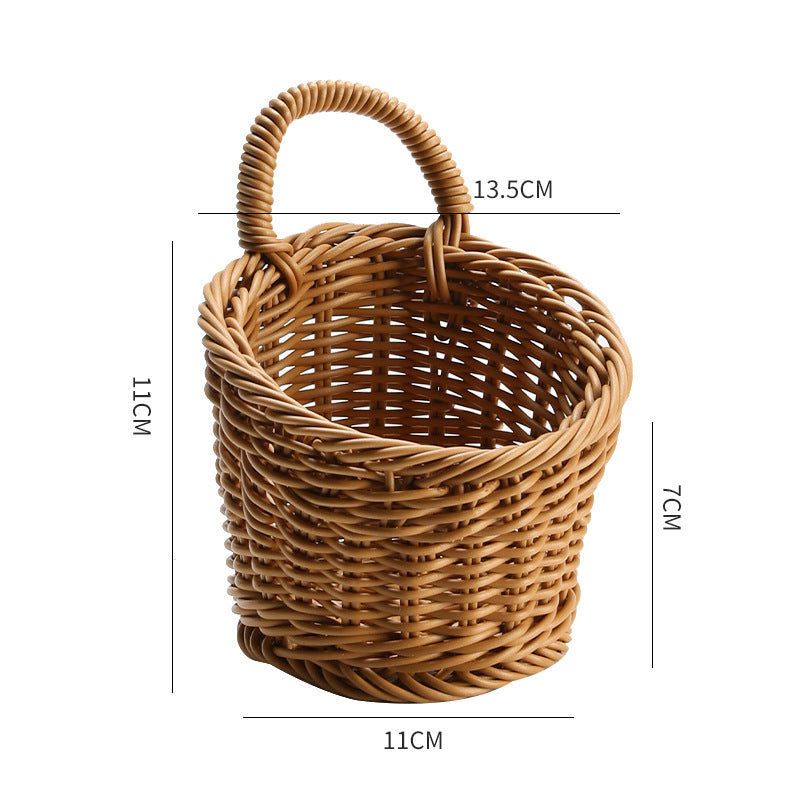 Handcrafted Wicker Storage Basket Stornfield