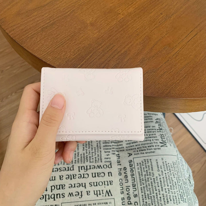 Cute Bear-Themed Mini Wallet