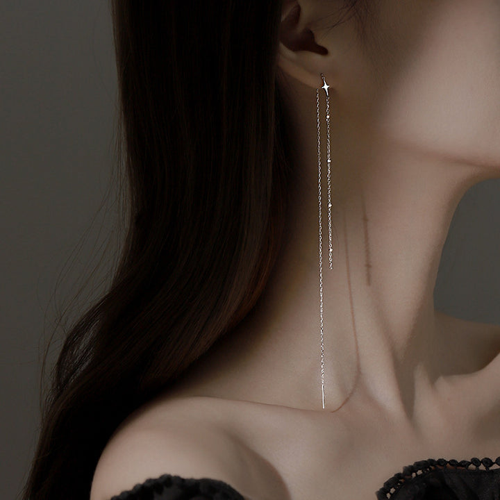 Elegant Y-Necklace with Sparkling Pendant Stornfield