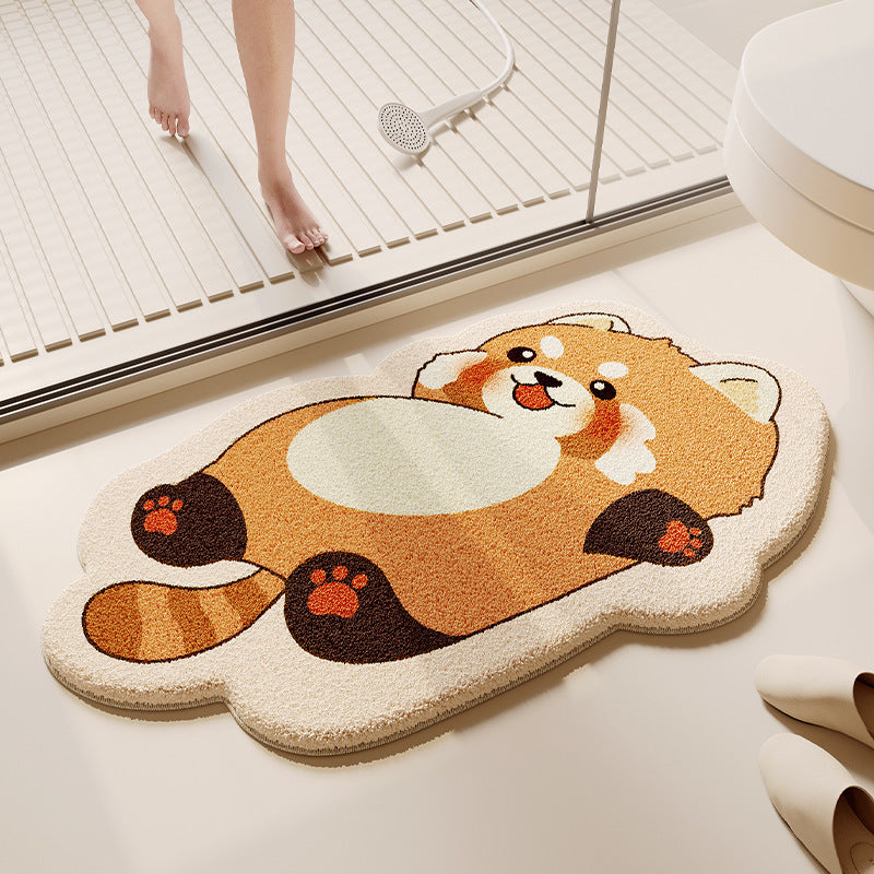 Playful Animal-Themed Bath Mat