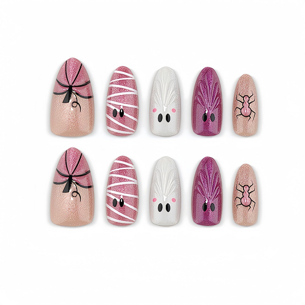 Creative artificial nails with Halloween motifs Stornfield