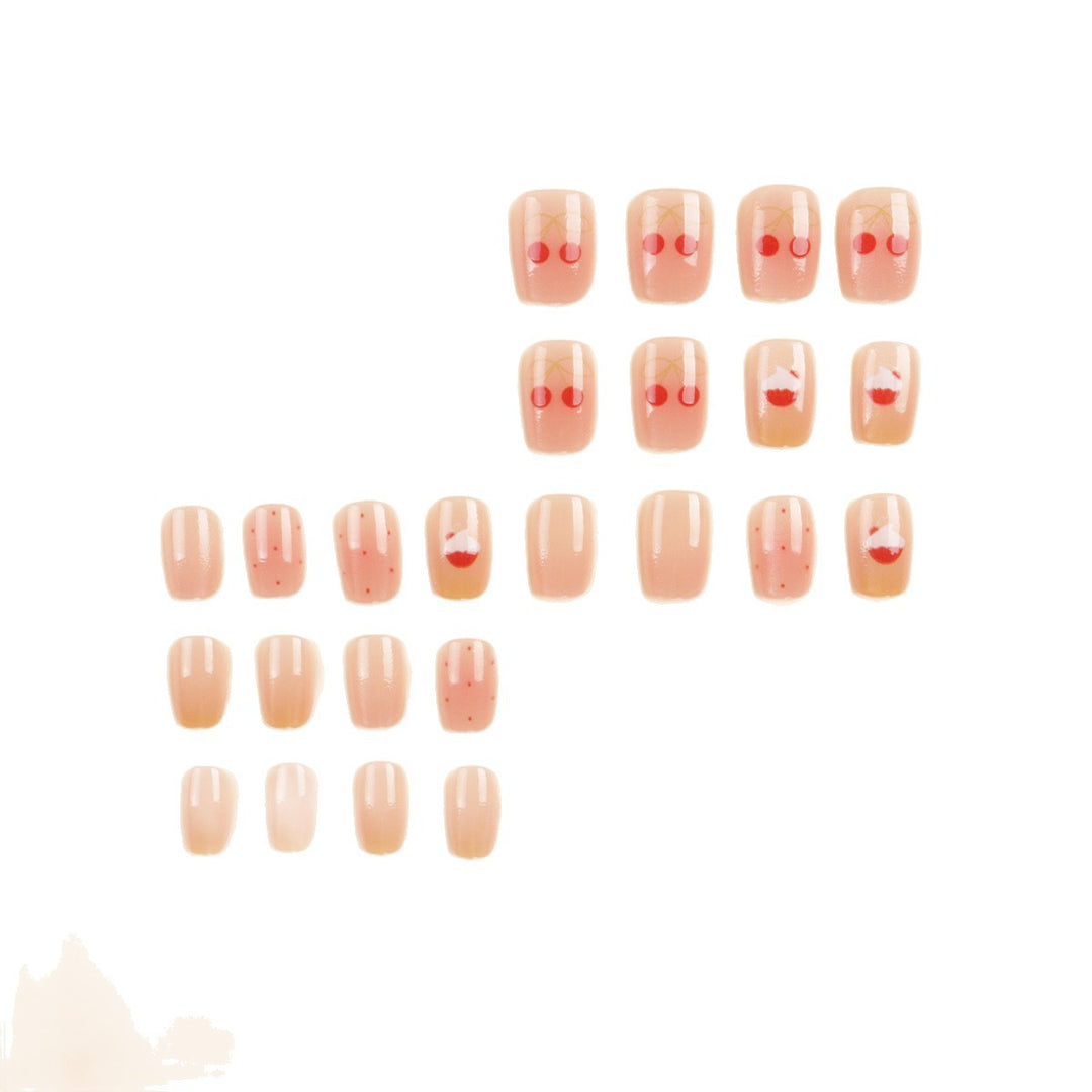 Artistic Fruit-Inspired Press-On Nail Tips Stornfield