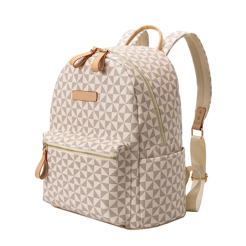 Fashionable backpack in geometric design Stornfield