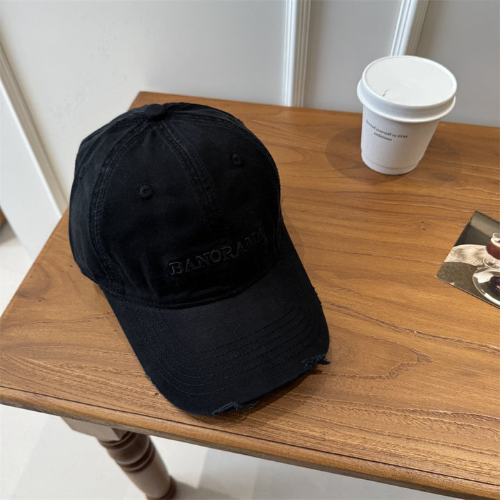 Men's Distressed Fabric Baseball Cap Stornfield