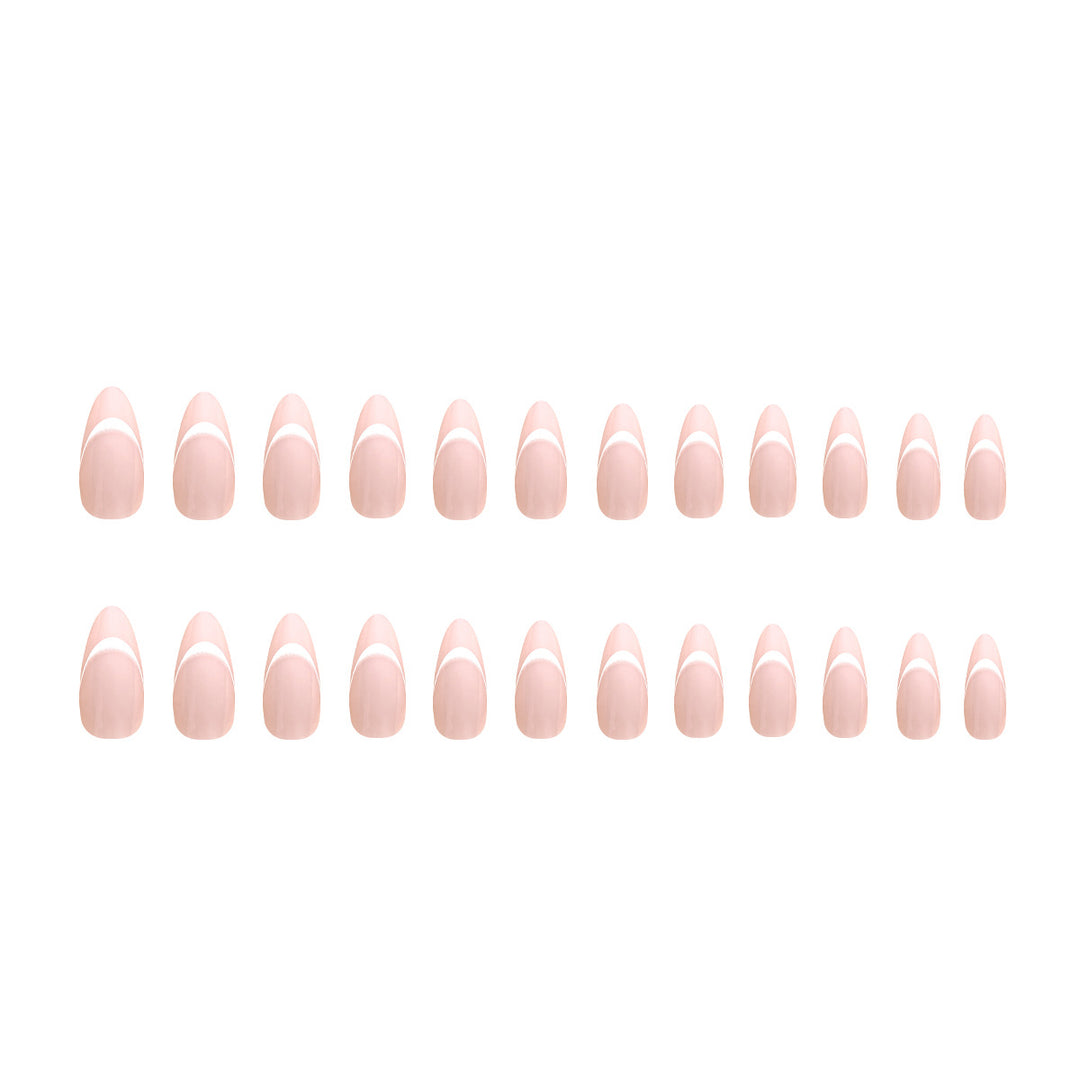 Elegant stiletto artificial nails with French tip Stornfield