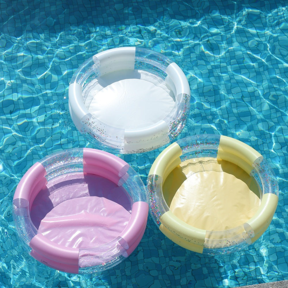 Mermaid-Themed Inflatable Pool Ring Stornfield