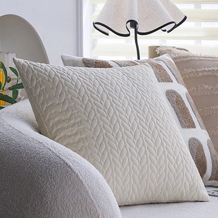 Structured decorative cushion