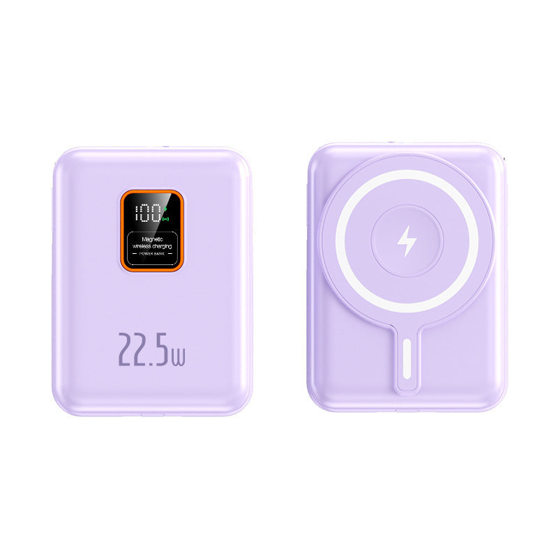 Portable power bank with wireless charging function and digital capacity display Stornfield