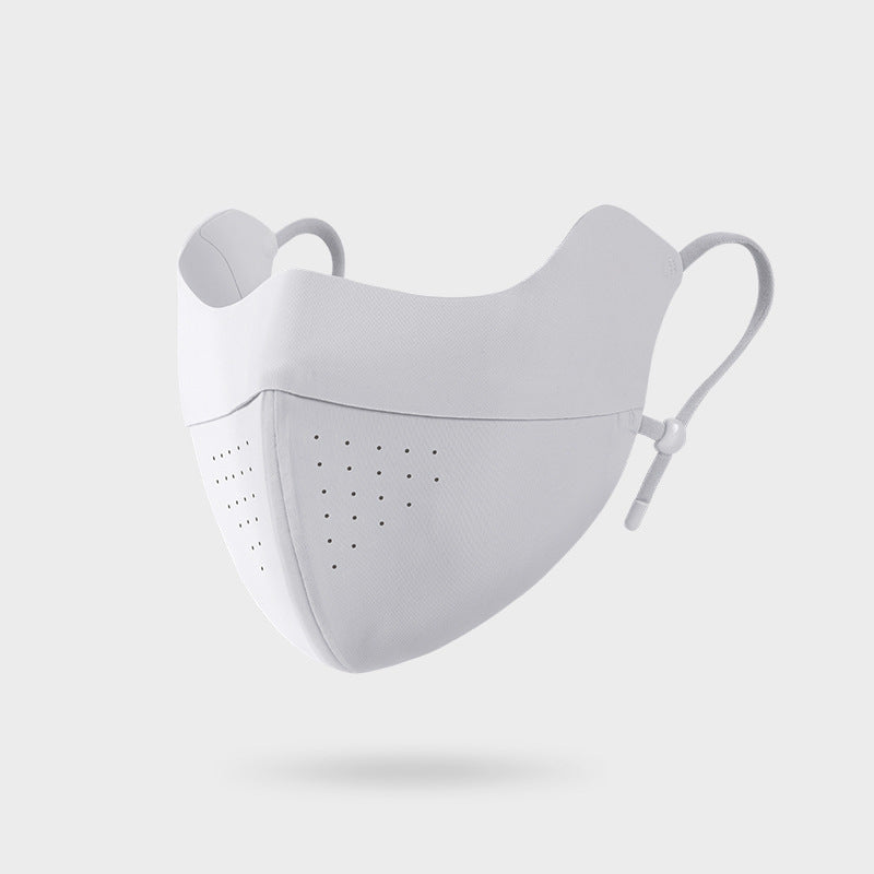 Three-Dimensional Contoured Breathable Reusable Face Mask with Adjustable Ear Loops and Micro Vent Perforations Stornfield