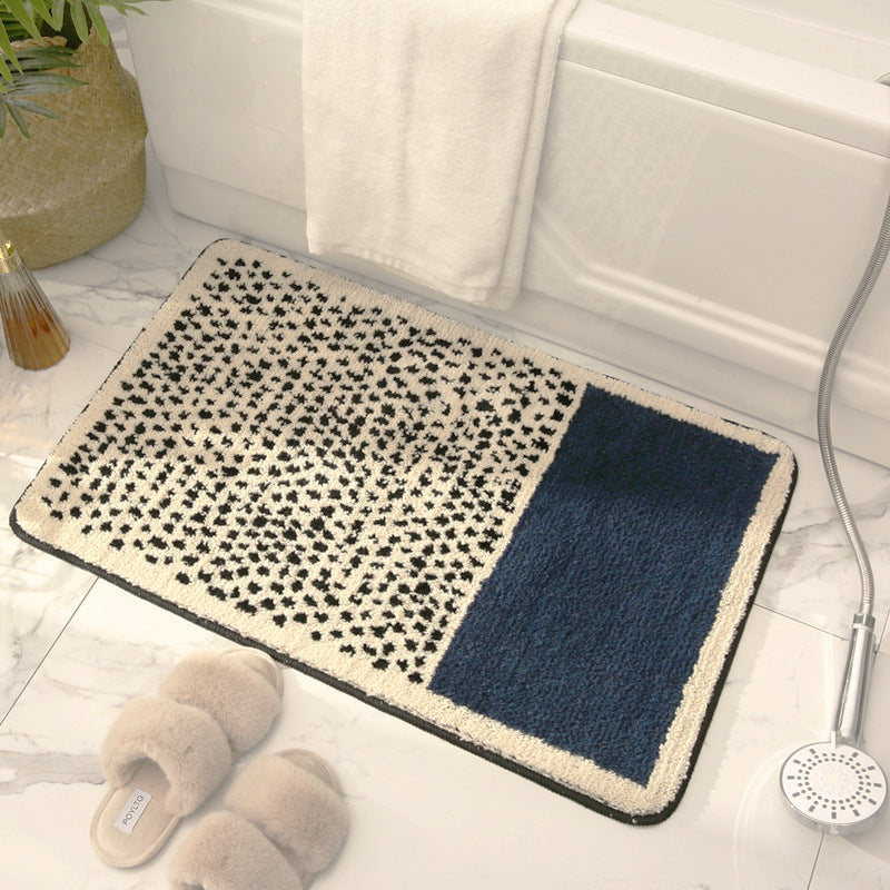 Textured Abstract Bathroom Mat