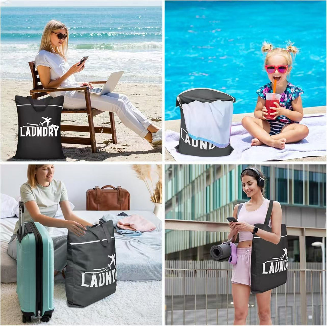 Stylish Laundry Tote with Zipper Stornfield