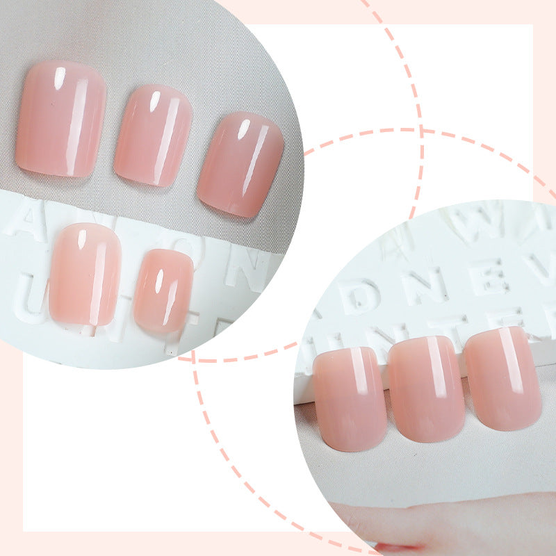 Classic Short Square Press-On Nail Set Stornfield