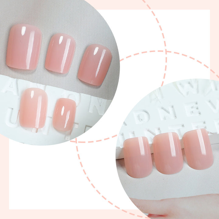 Classic Short Square Press-On Nail Set Stornfield