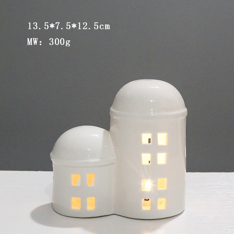 Ceramic House-Shaped Night Light Stornfeild