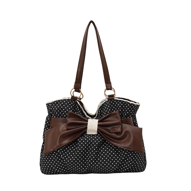 WoBow-Embellished Polka Dot Handbag Stornfield