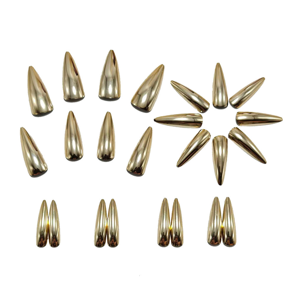 Elegant and Shiny Stiletto Artificial Nails Stornfield