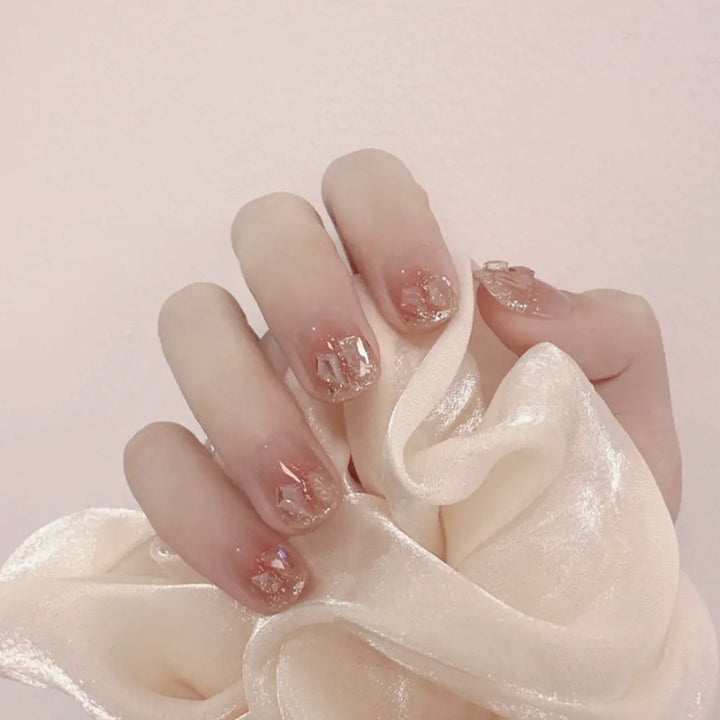 Decorative Glitter Press-On Nail Tips Stornfield