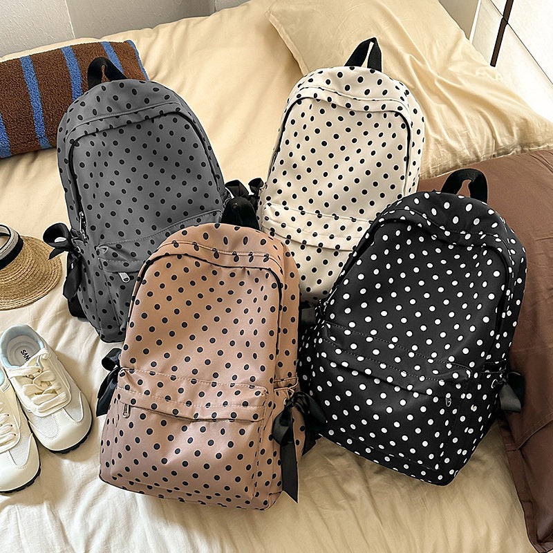 Fun Polka Dot Casual Backpack Stornfield