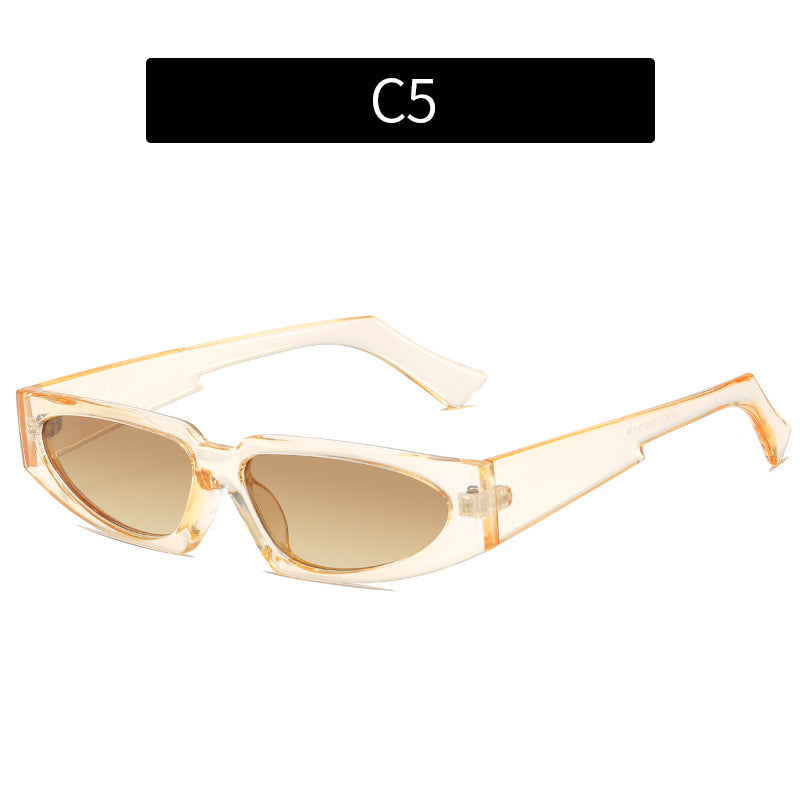 Futuristic Low-Profile Shield Sunglasses