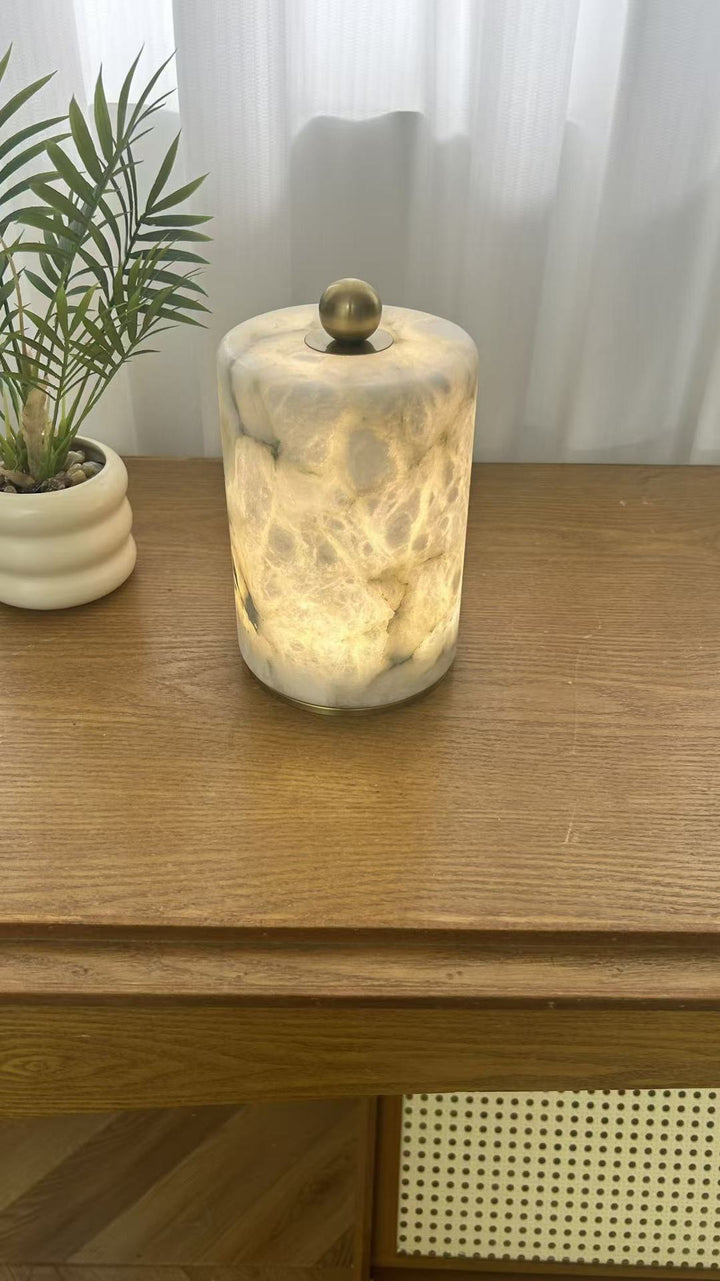 Elegant Alabaster Table Lamp