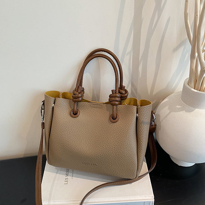WoElegant Textured Handheld Tote Bag Stornfield